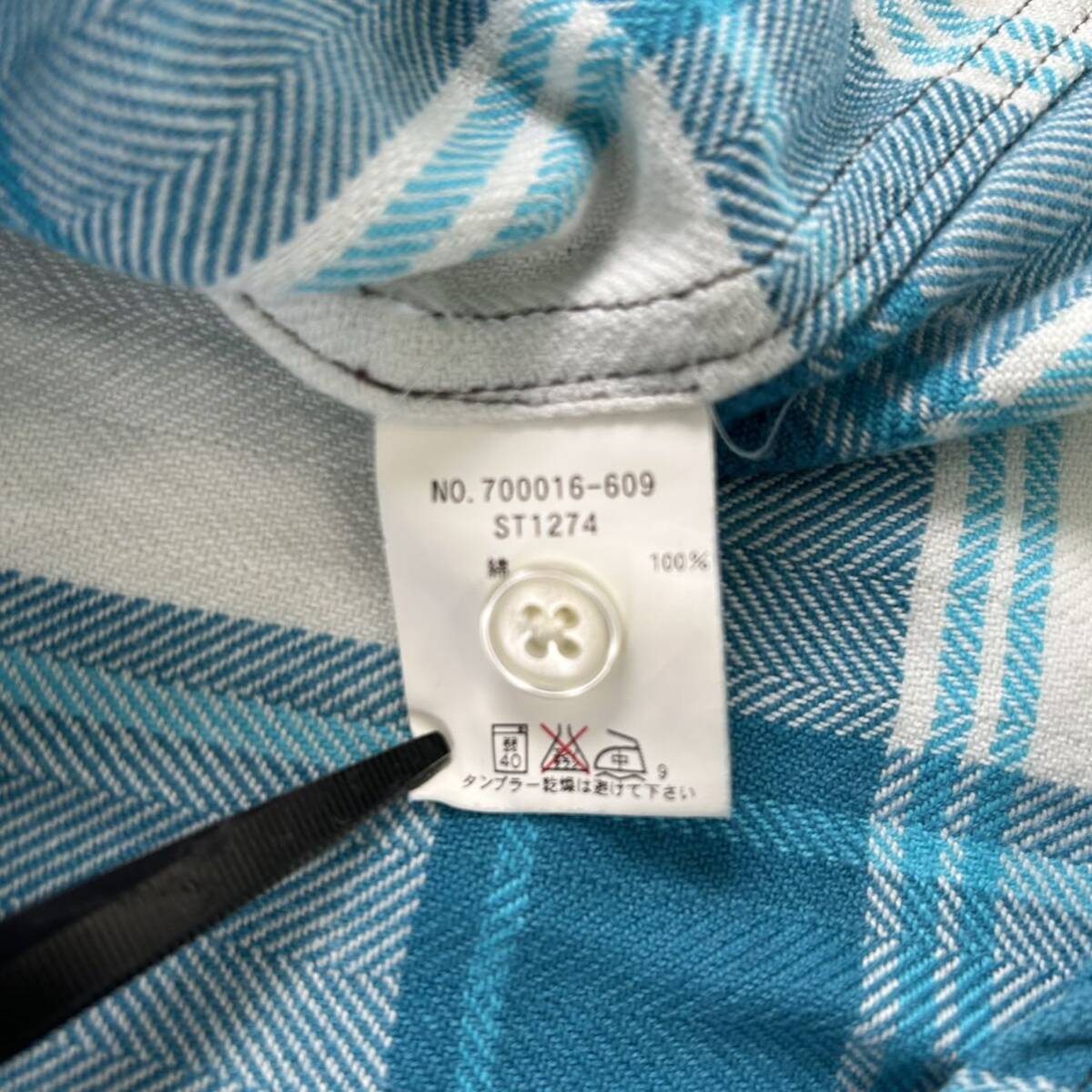 C2 H.R.MARKET ハリウッドランチマーケット ネルシャツ 長袖シャツ チェック size:3 メンズ 男性用 希少カラーアメカジ の画像6