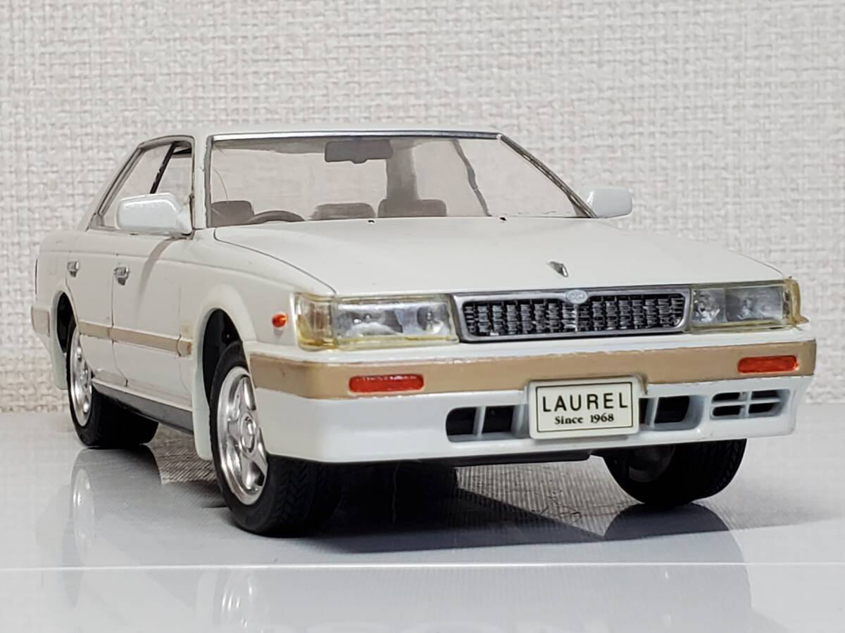 ★ 完成品 アオシマ 1/24 ニッサン HC33 ローレルメダリストCLUB L 1991★の画像3