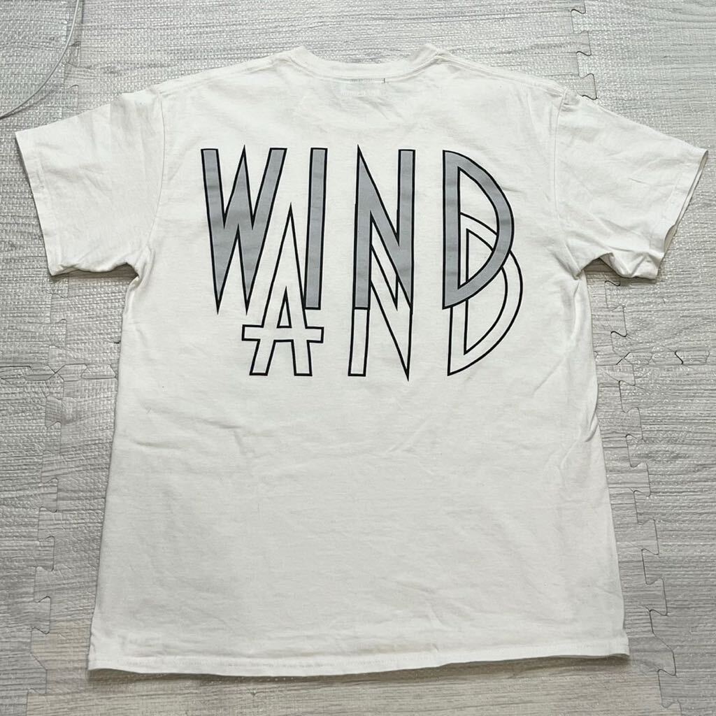 【即決】WIND AND SEA ウィンダンシー バックプリントTシャツ 半袖Tシャツ WDSサイズM ホワイト