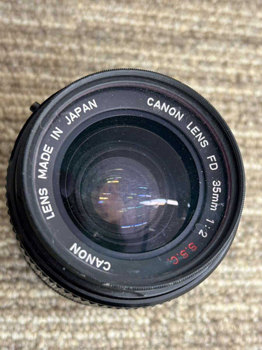 Canon キャノン カメラレンズ FD 35mm 1:2 S.S.C kenko MC SKYLIGHT 1B 55mmの画像6