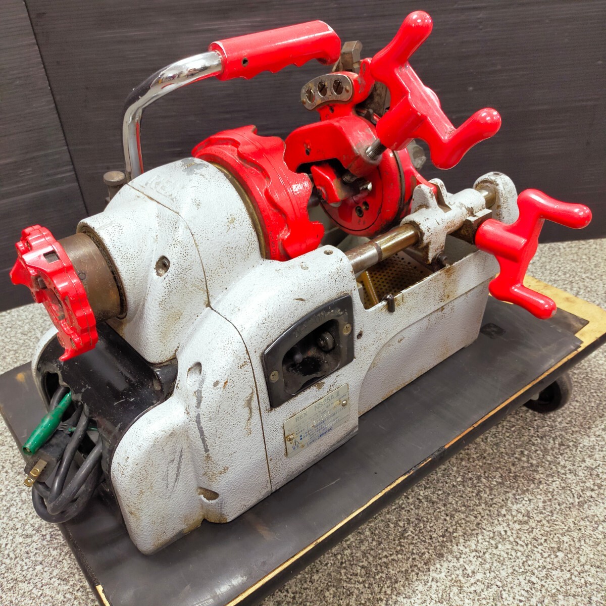 〇REX レッキス パイプマシン NS25AⅢ ねじ切り機 ネジ切り機 〇REX レッキス パイプマシン NS25AⅢ ねじ切り機 ネジ切り機