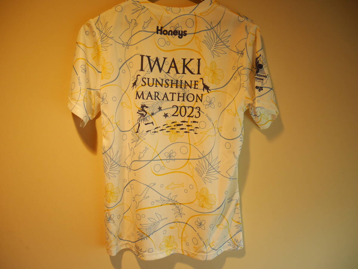 ランニングシャツ（半袖）／サイズM 2023いわきサンシャインマラソン参加記念の画像2