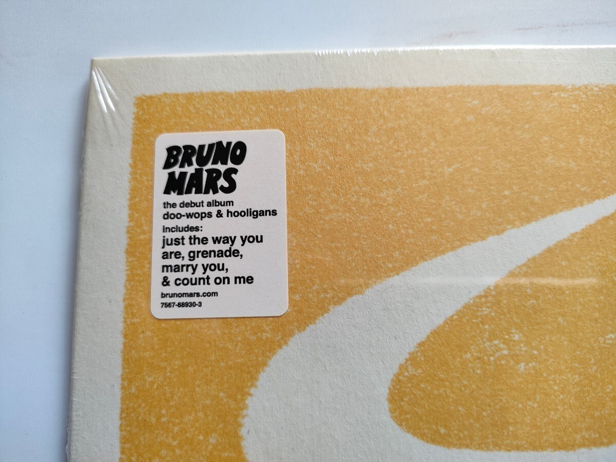 新品未開封LPレコード Bruno Mars ブルーノ・マーズ Doo-Wops & Hoologans 1stアルバム アナログ盤の画像2