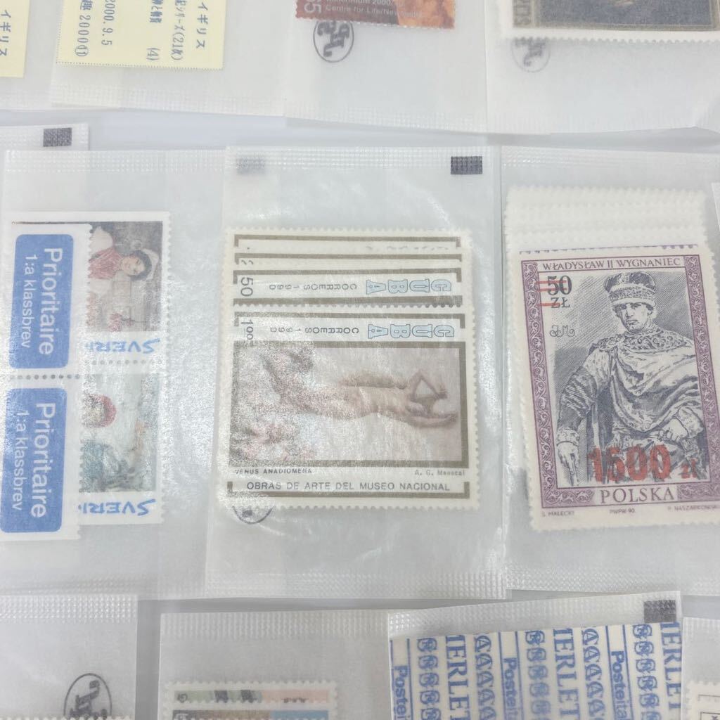 【1円スタート】希少 ヴィンテージ 美術 絵画 裸婦画 切手 等 未使用切手 大量80種類以上 コレクション 保管品 の画像9