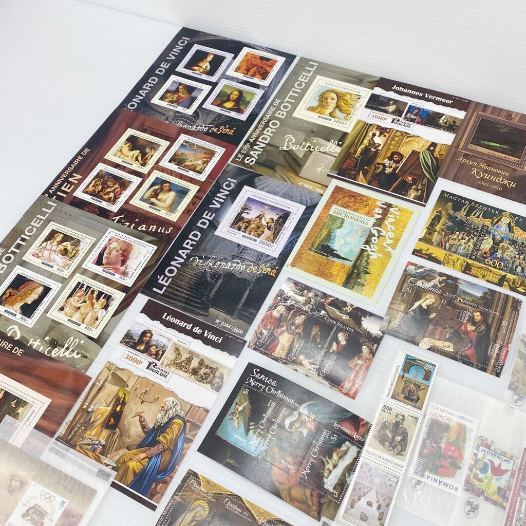 【1円スタート】希少 海外切手 風景 絵画 記念 レトロ コレクション 記念印 大量150枚以上 保管品（UK） の画像2