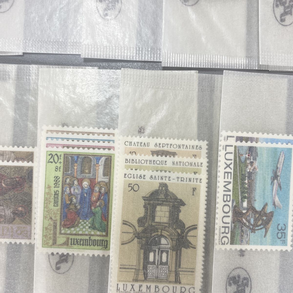 海外切手 ルクセンブルク等 ヨーロッパ 世界各国 ③未使用切手 50袋 コレクション 保管品の画像9
