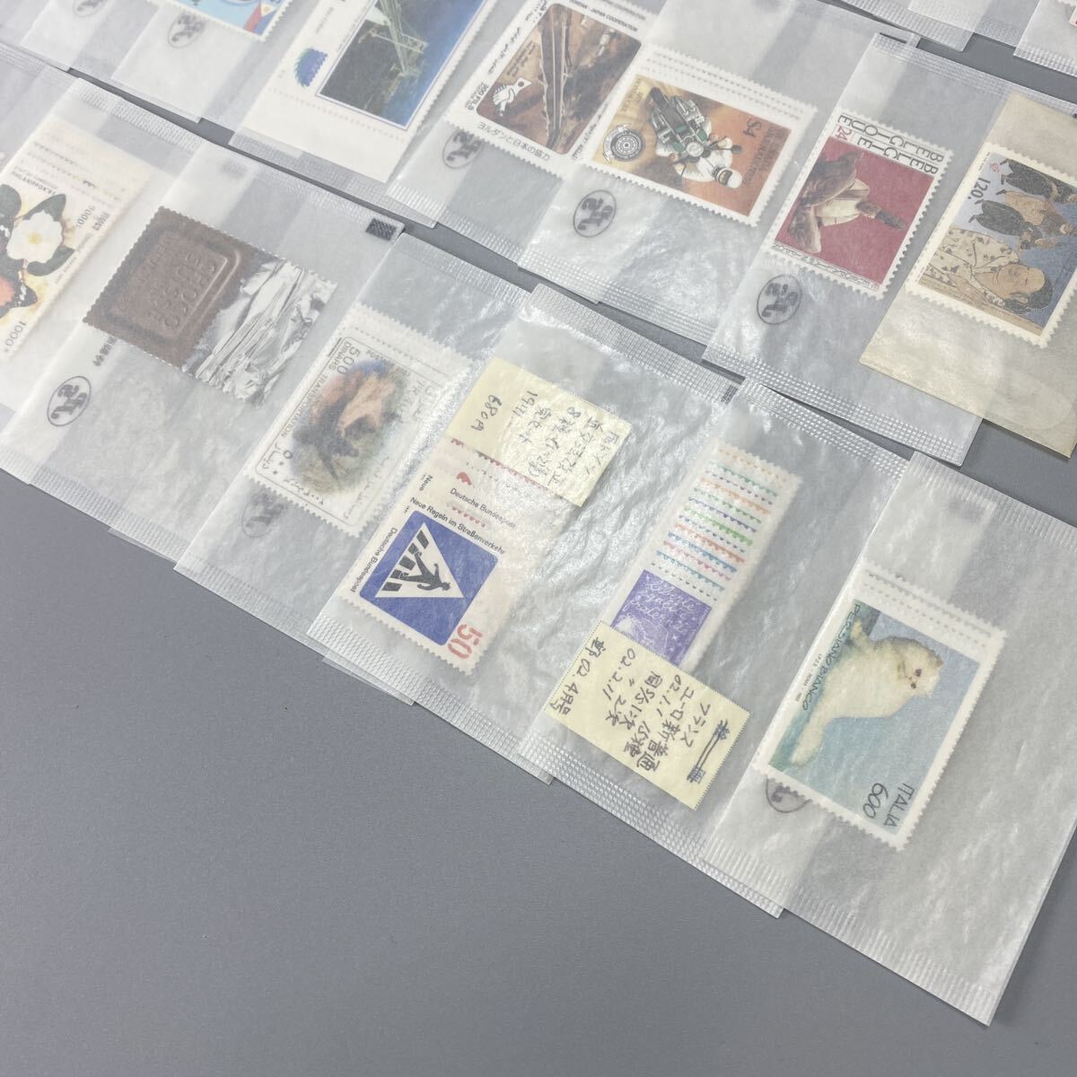 希少 海外切手 アメリカ ヨーロッパ 等世界各国 ① 未使用切手 50袋 コレクション 保管品 の画像7