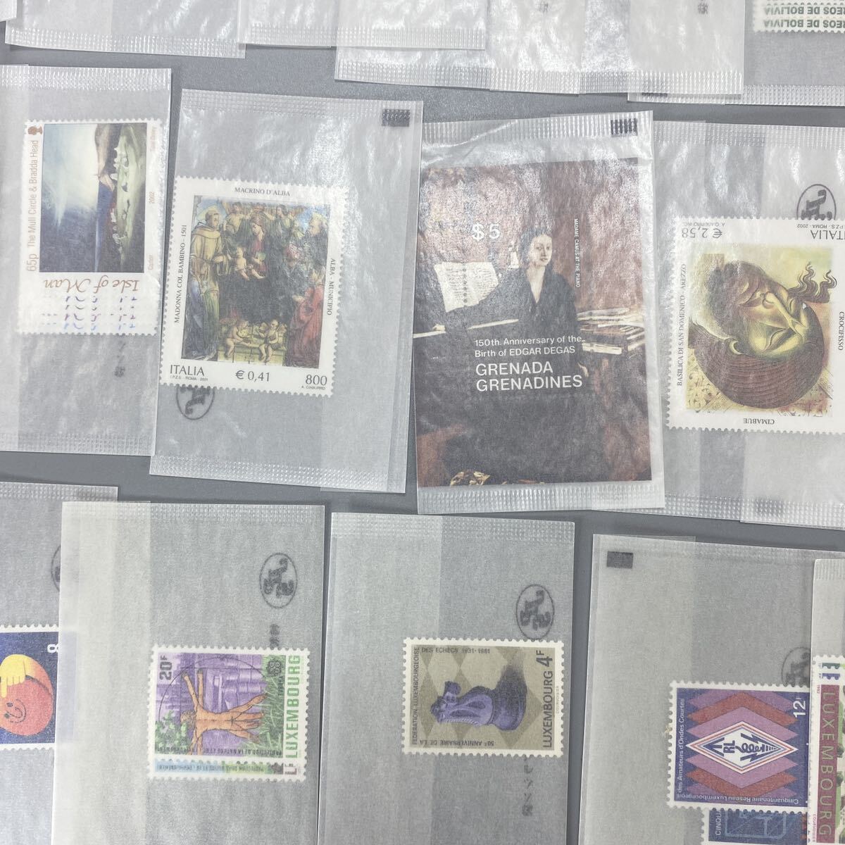 希少 海外切手 アメリカ ヨーロッパ 等世界各国③ 未使用切手 59袋 コレクション 保管品 の画像8