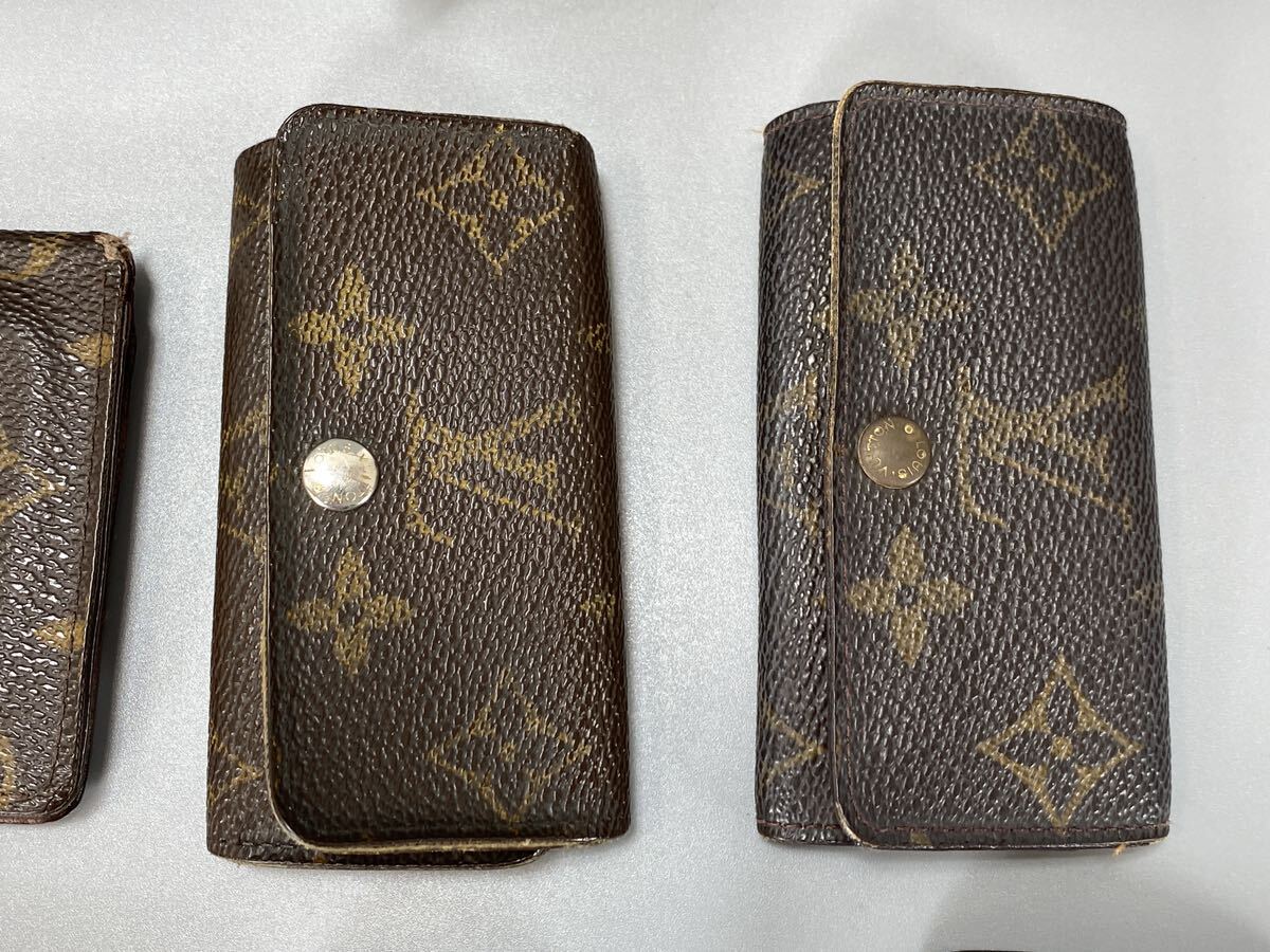 【1円スタート】LOUIS VUITTON ルイヴィトン 財布 キーケース パスケース 小物8点まとめ ジャンク品_画像5