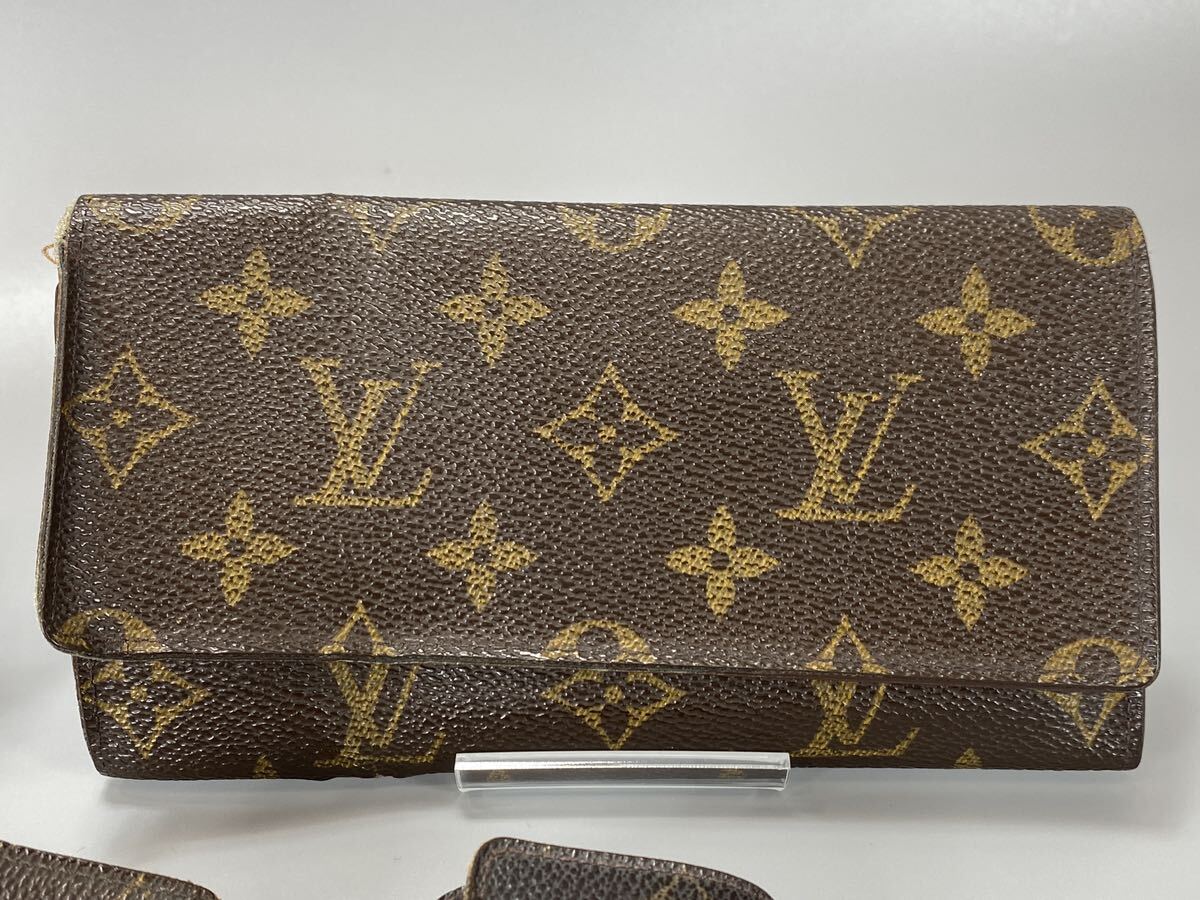 【1円スタート】LOUIS VUITTON ルイヴィトン 財布 キーケース パスケース 小物8点まとめ ジャンク品_画像3