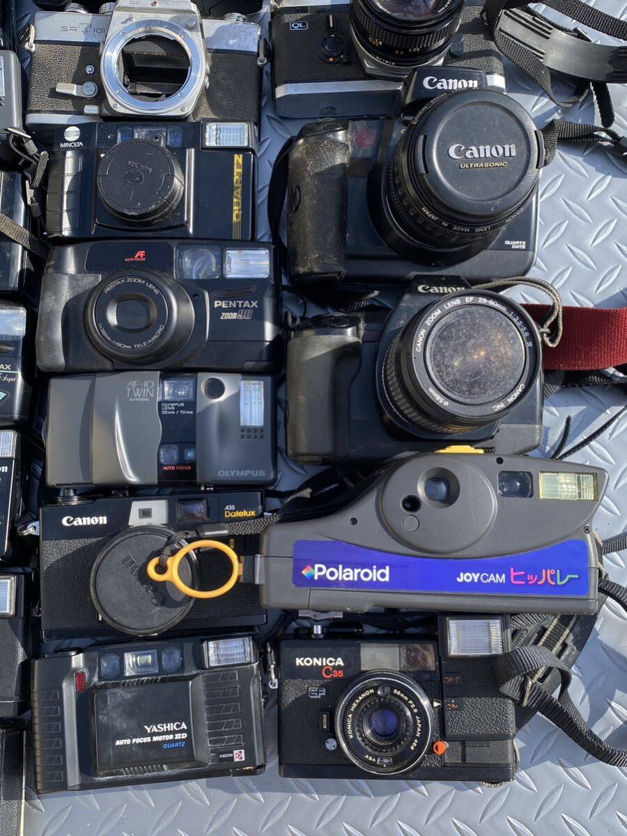 【1円スタート】Nikon PENTAX MINOLTA Canon 等 フィルムカメラ ポラロイド 一眼レフ 50台 動作未確認 ジャンク品_画像10