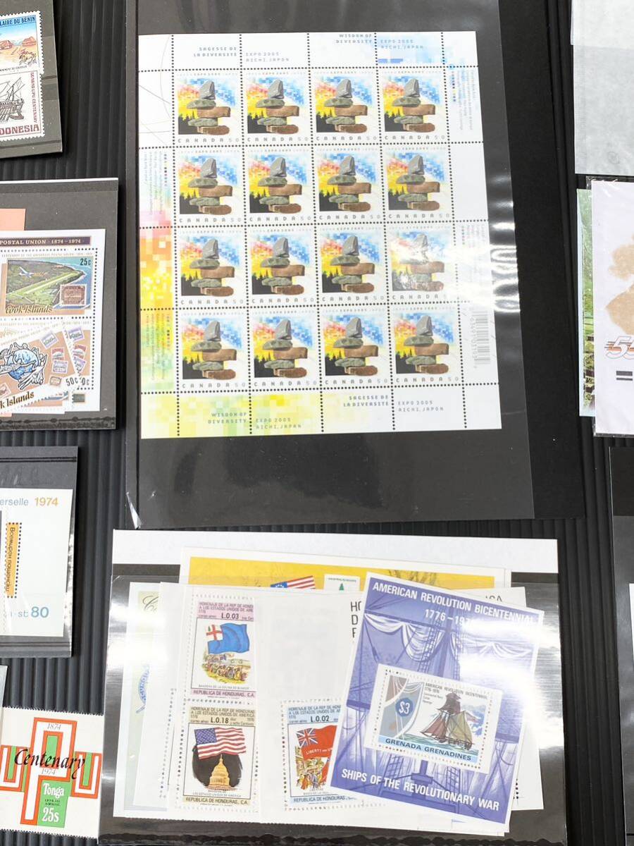 【1円スタート】アンギラ モンゴル 韓国 カナダ等 海外切手 未使用切手 コレクション保管品の画像7