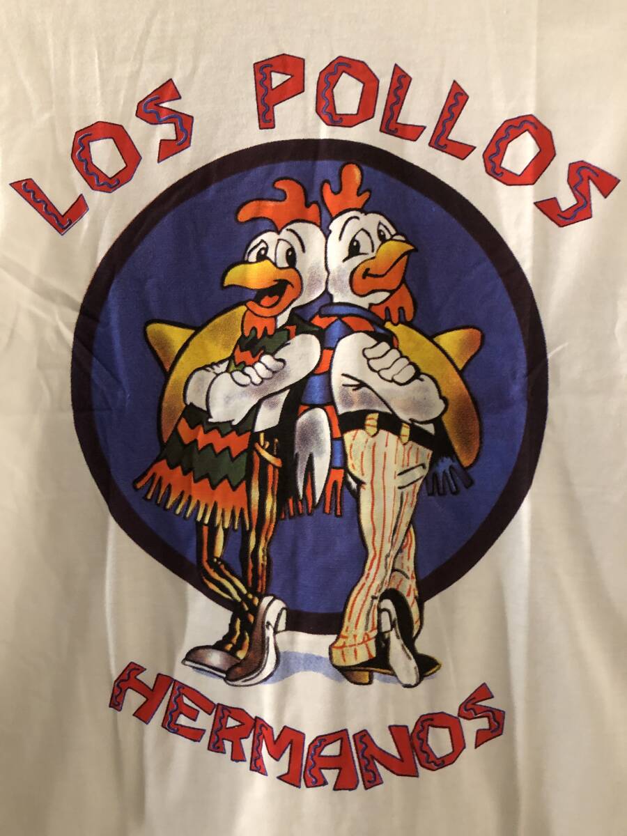 新品●ブレイキングバッド　LOS POLLOS HERMANOS　プリントTシャツ●サスペンス/海外ドラマ_画像2