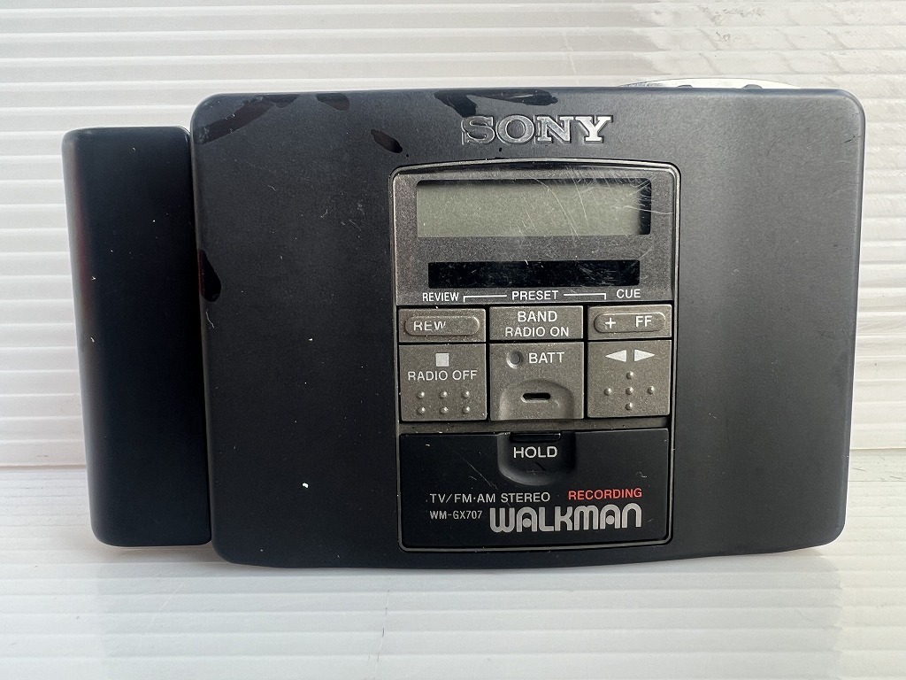 ◆SONY ソニー WALKMAN FM-AM 高性能録再機 上位モデル ポータブルカセットプレーヤー WM-GX707◆の画像1