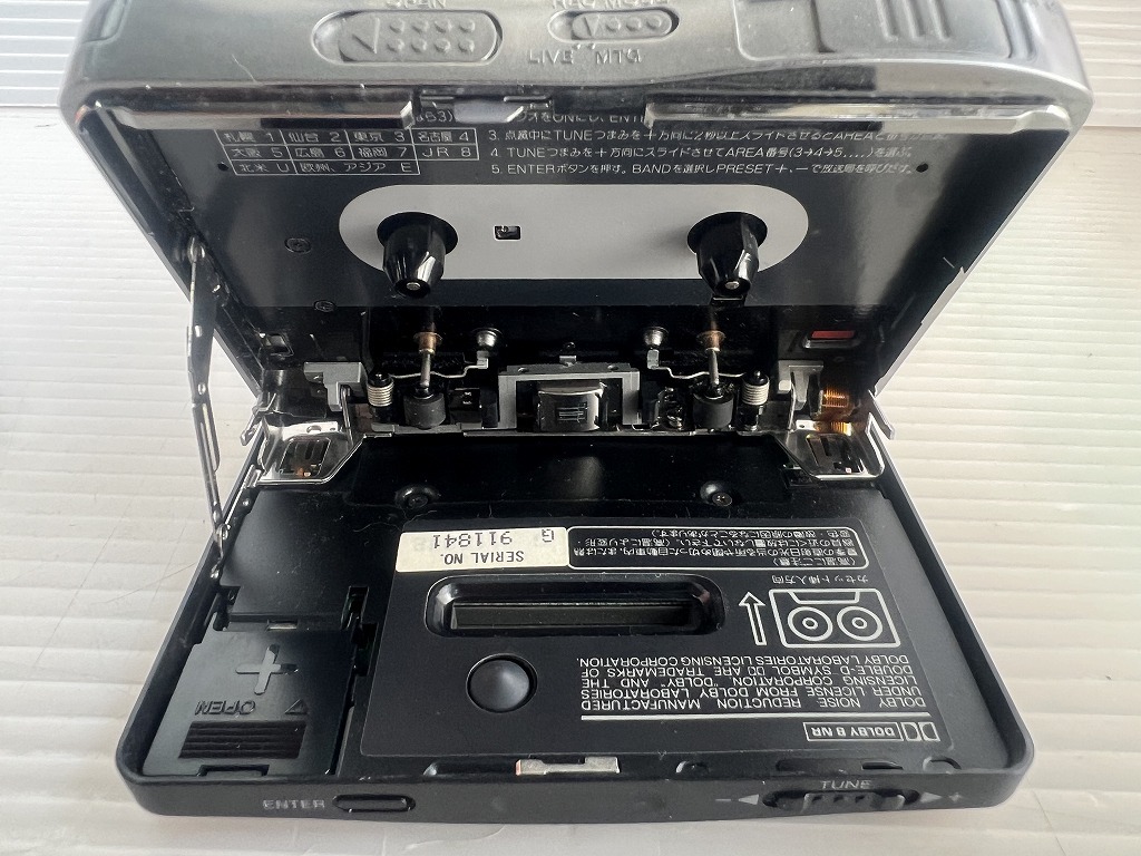 ◆SONY ソニー WALKMAN FM-AM 高性能録再機 上位モデル ポータブルカセットプレーヤー WM-GX707◆の画像7