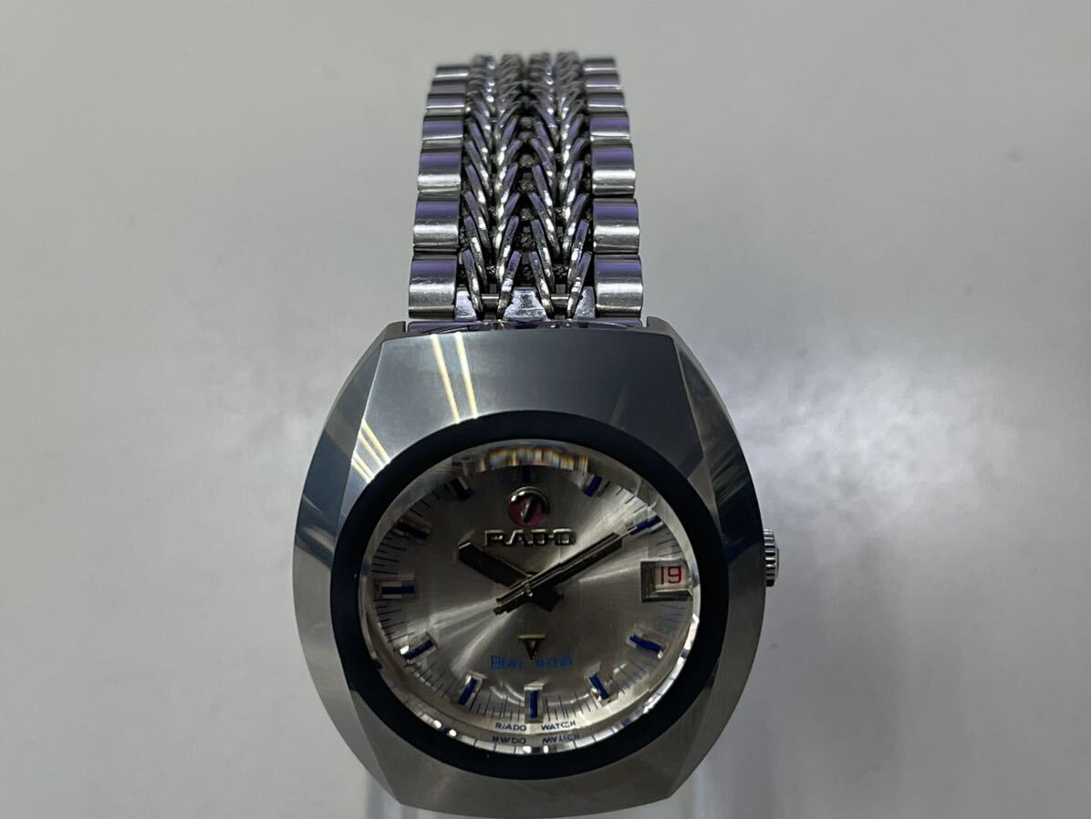 RADO ラドー バルボア・デイト 自動巻腕時計超硬ケース日差約1分カットガラス美品の画像4
