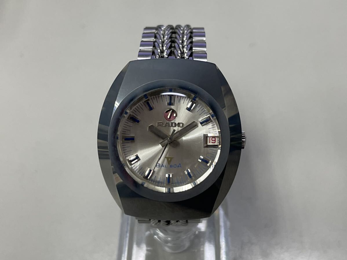 RADO ラドー バルボア・デイト 自動巻腕時計超硬ケース日差約1分カットガラス美品の画像1