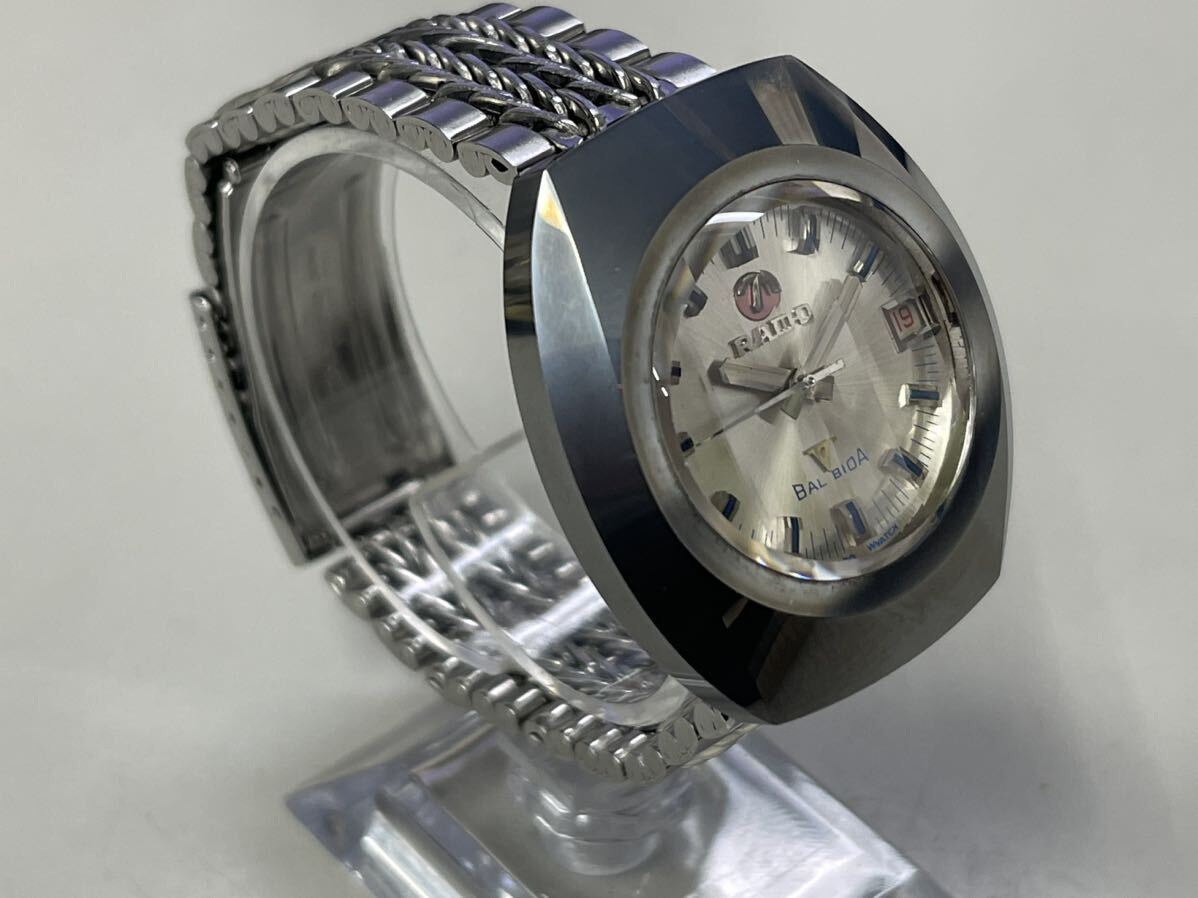 RADO ラドー バルボア・デイト 自動巻腕時計超硬ケース日差約1分カットガラス美品の画像3