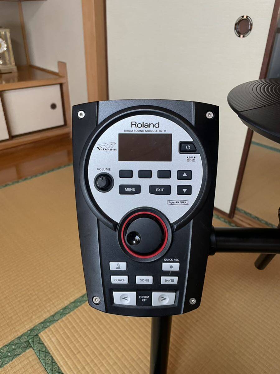 電子ドラム ローランド V-Drums Roland 電子ドラムセット エレドラ V-drums TD11の画像2