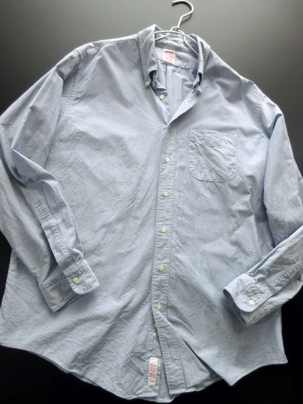 【Brooks Brothers ブルックスブラザーズ / USA】ロンハーマン取扱ブランド◎ 90年代 USA製 定番 オックスフォード BDシャツ ビッグサイズ!の画像3