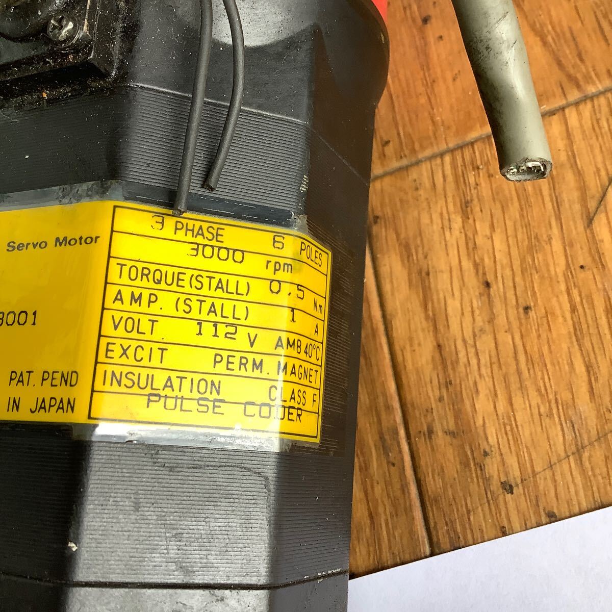 FANUC ACサーボモーター モデル］3-OS A06Bー0533ーB001 中古品現状渡し品です。_画像4