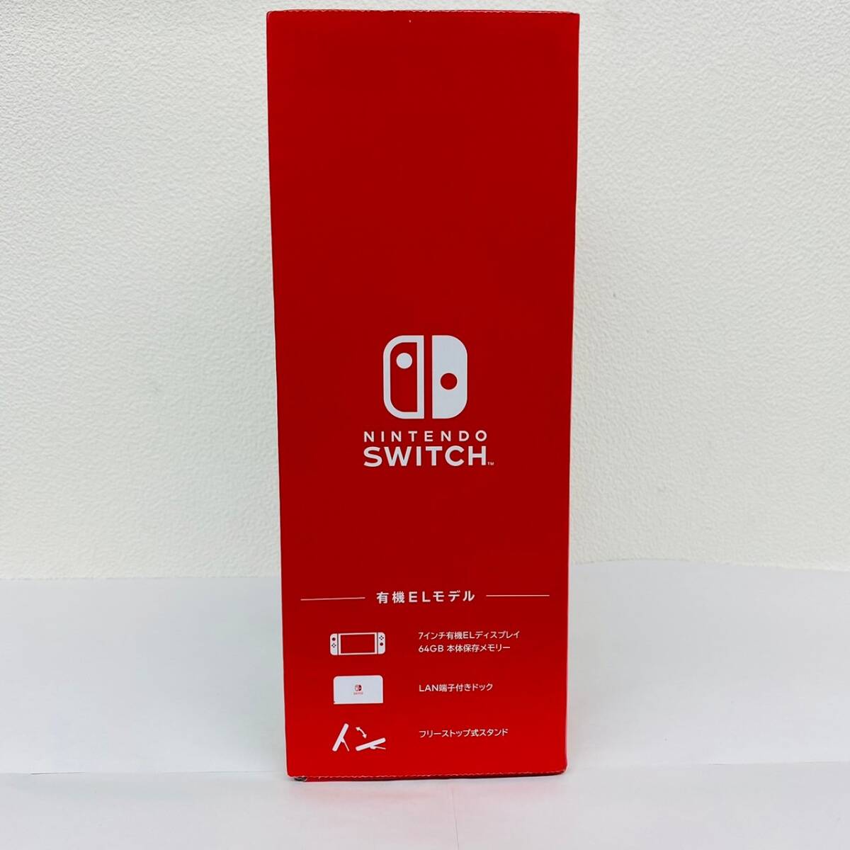 【IK-27450】Nintendo Nintendo Switch 有機ELモデル HEG-S-KAAAA ホワイト 未使用品 店舗印有 4月購入品 スイッチ 任天堂 ニンテンドー_画像5