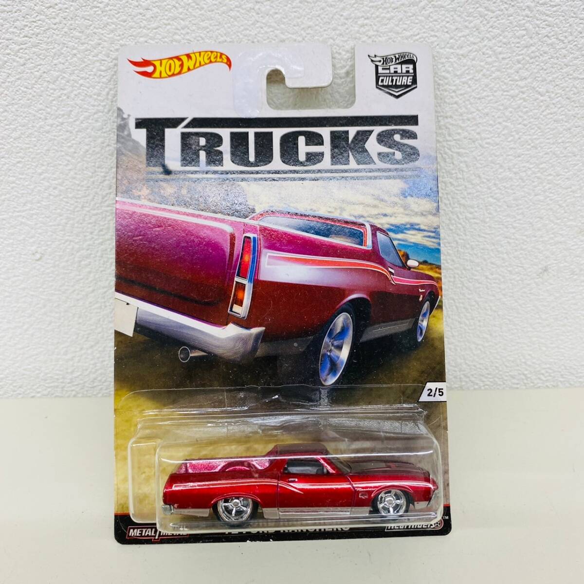 【IK-27822】1円～ HOTWHEELS CARCULTURE TRUCKS ’72 FORD RANCHERO 未開封 長期保管品 現状品の画像1