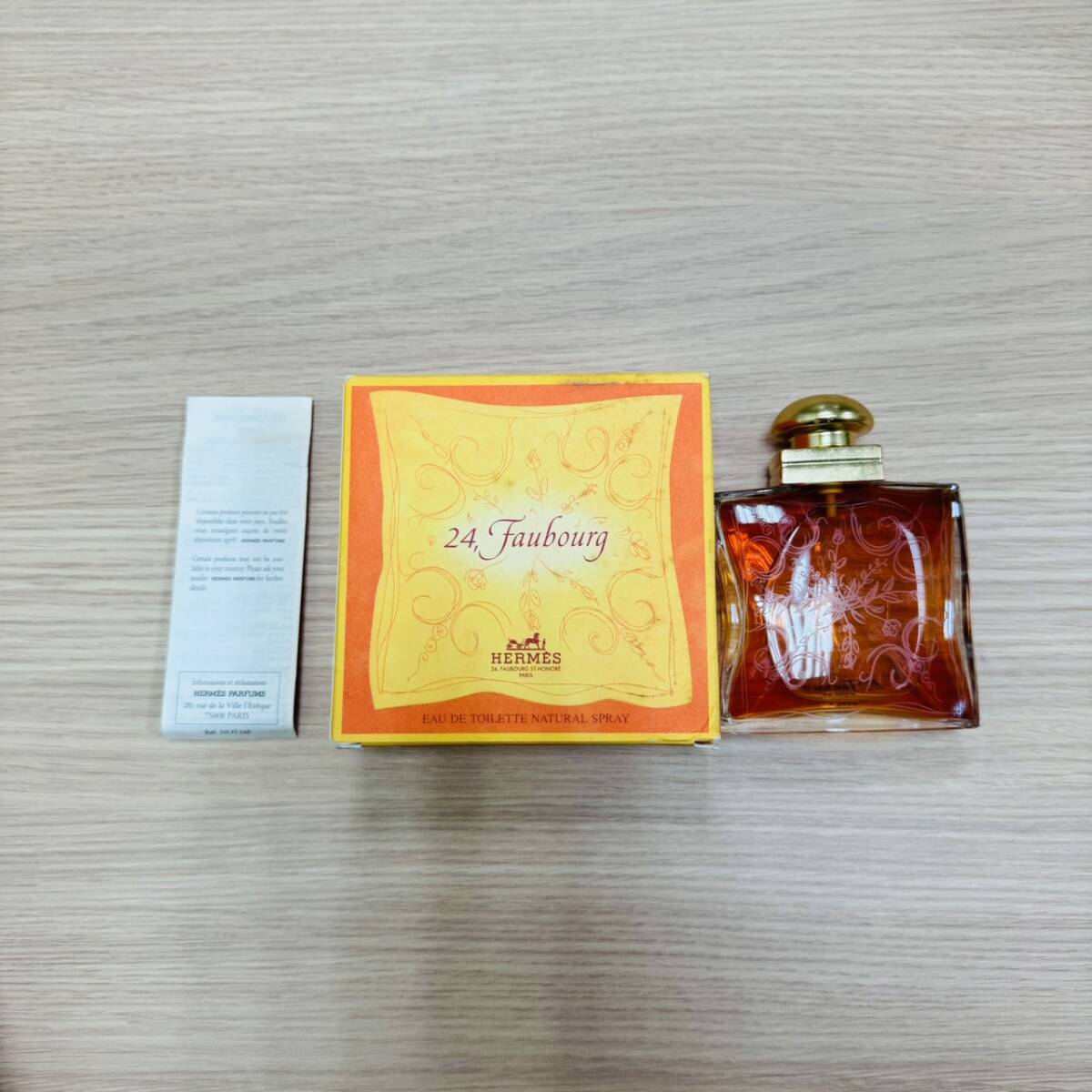 【GSA-5】1円～ HERMES エルメス ヴァンキャトル フォーブル 24 FAUBOURG HERMES 50ml オードトワレ スプレータイプ 中古 保管品の画像1