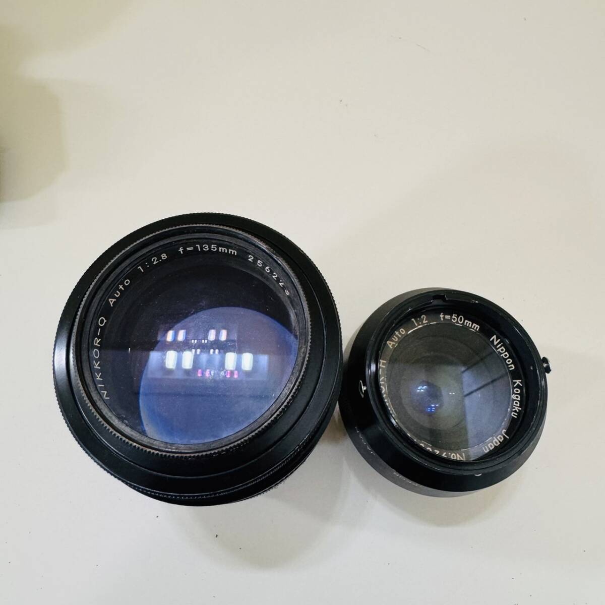 【GSA-45】1円～ Nikon ニコン F2 フォトミック 一眼レフ フィルムカメラ （ボディ+レンズ3本+マウントセット）シャッターOK 中古 保管品_画像8