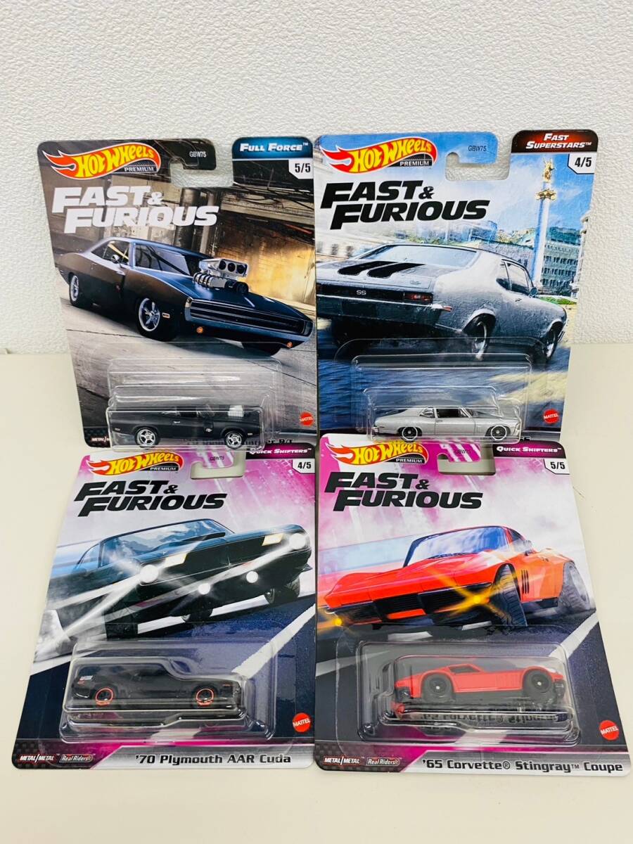 【IK-27870】1円～ HOTWHEEL FAST＆FURIOUS 12台セット ワイルドスピード GTX R/T COUPE CARLO IMPALA ROADSTER ワイスピ 未開封 保管品の画像6