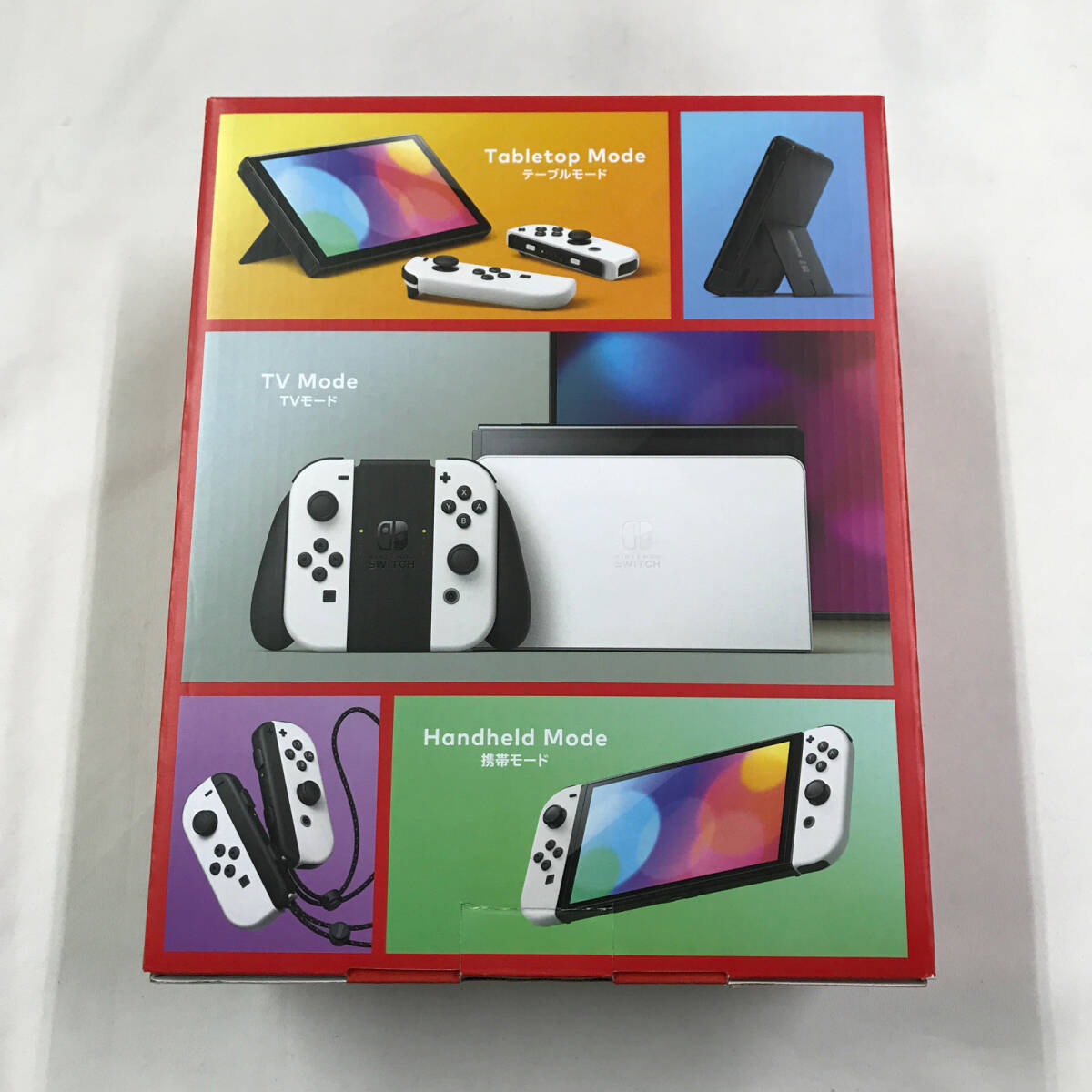 gx744 送料無料！ジョイコンがジャンク品 Nintendo Switch ニンテンドースイッチ 本体 有機ELモデル ホワイトの画像8