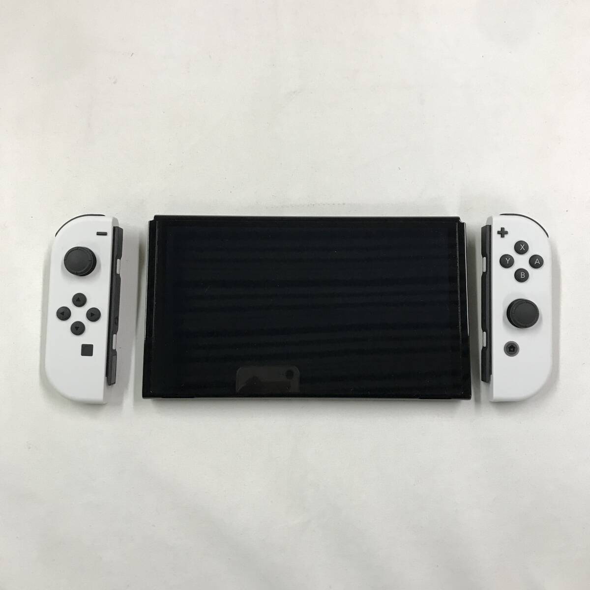 gx744 送料無料！ジョイコンがジャンク品 Nintendo Switch ニンテンドースイッチ 本体 有機ELモデル ホワイトの画像5