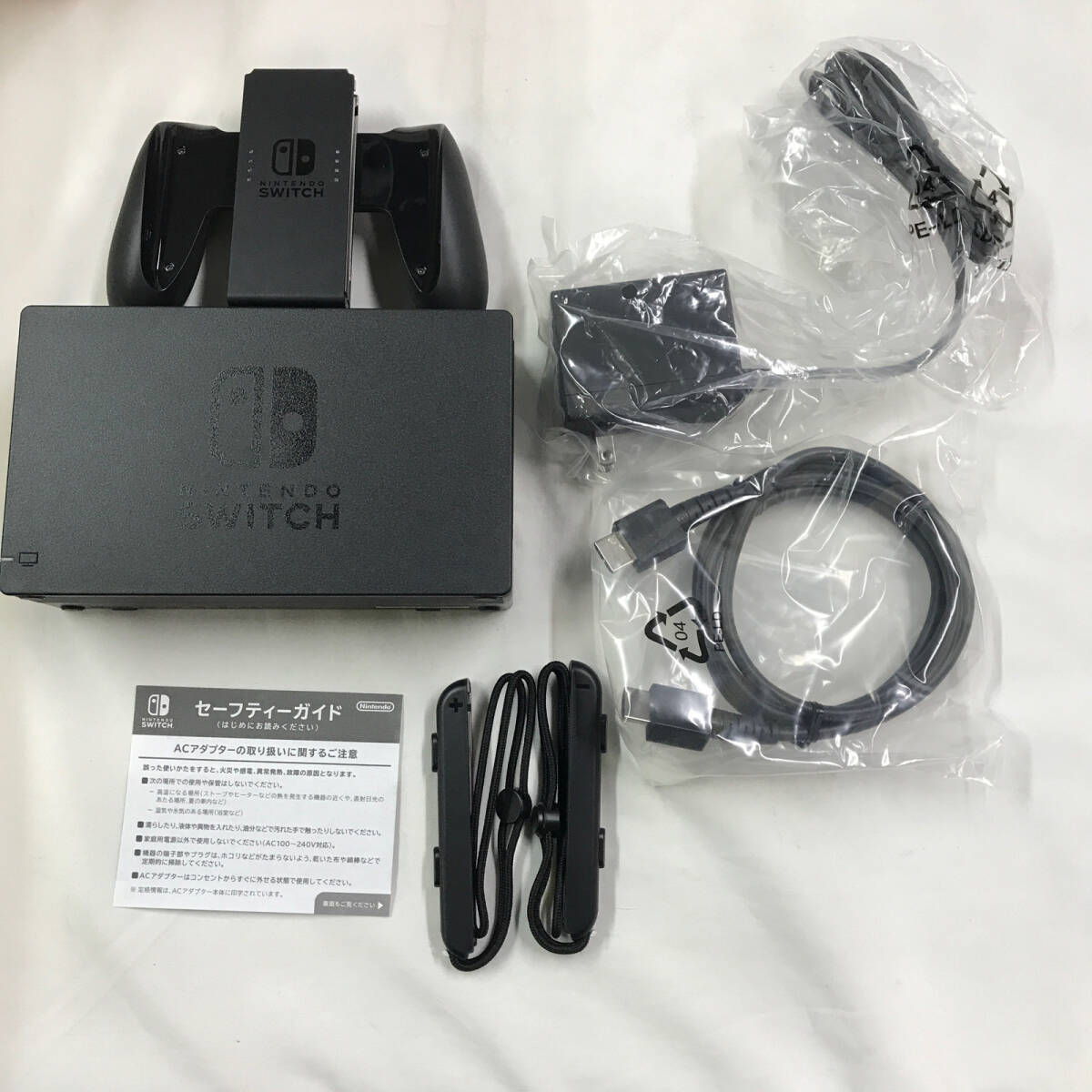 gx853 送料無料！動作品 ニンテンドースイッチ 本体 Nintendo Switch Joy-Con(L) ネオンブルー/(R) レッド_画像7