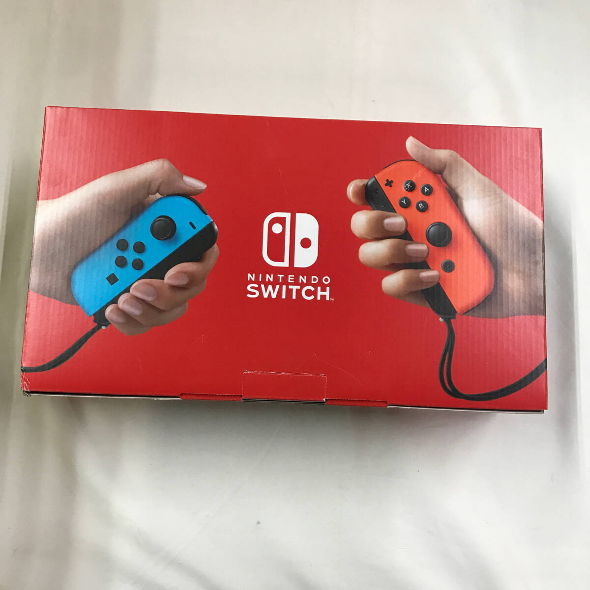 gx853 送料無料！動作品 ニンテンドースイッチ 本体 Nintendo Switch Joy-Con(L) ネオンブルー/(R) レッド_画像8