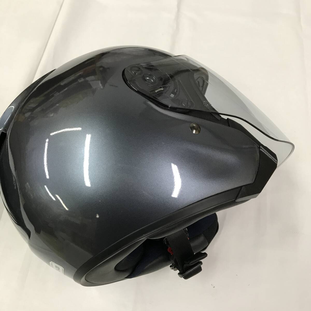 sx893 送料無料！YAMAHA YJ-20 ZENITH サイズ：XL（61-62cm） ヤマハ バイク ジェットヘルメット 2017年製の画像5