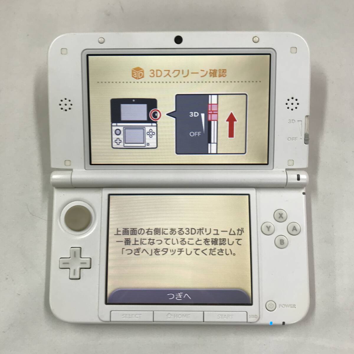 gx906 送料無料！動作品 Nintendo ニンテンドー 3DS LL ピンク×ホワイト 4GBSD付き