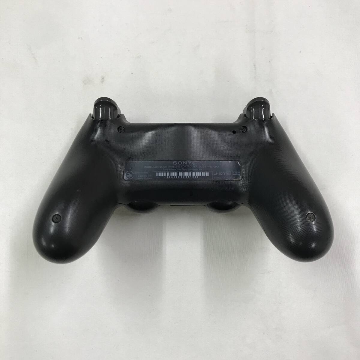 gy080 送料無料！スティックベタつき有り動作品 PS4 ワイヤレスコントローラー 純正 CUH-ZCT2J ジェットブラック DUALSHOCK4の画像3