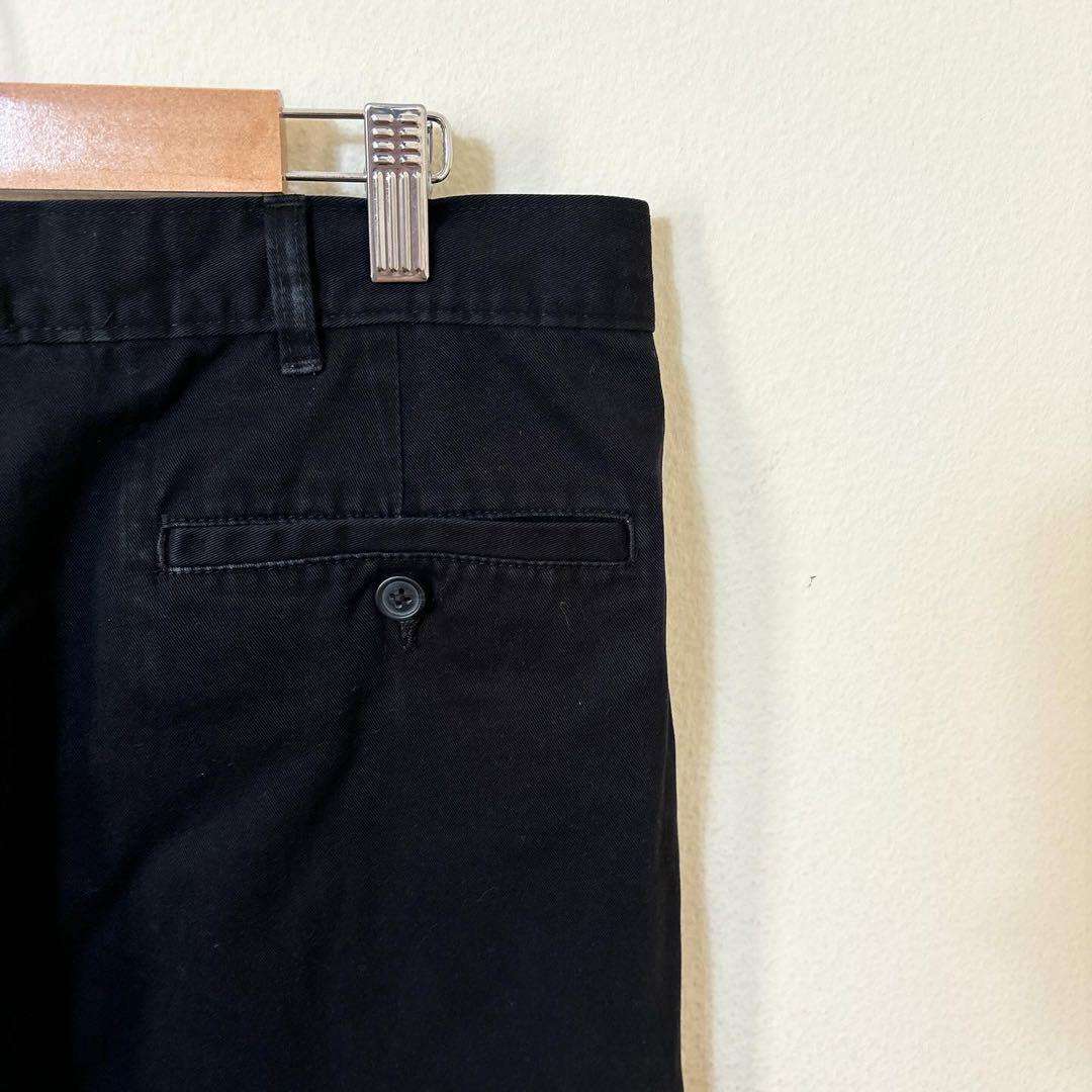 GEORGE 2 tuck chinos black old clothes American Casual Street 