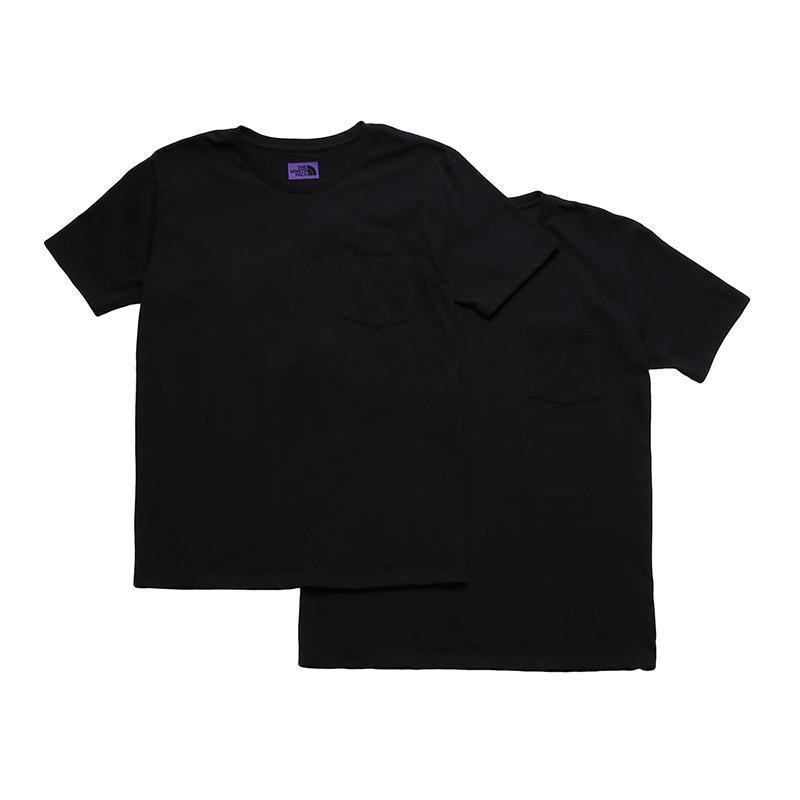 送料無料 THE NORTH FACE PURPLE LABEL (ノースフェイス パープルレーベル) Pack Field Tee 2枚組、ステッカーサービス（新品）_画像5