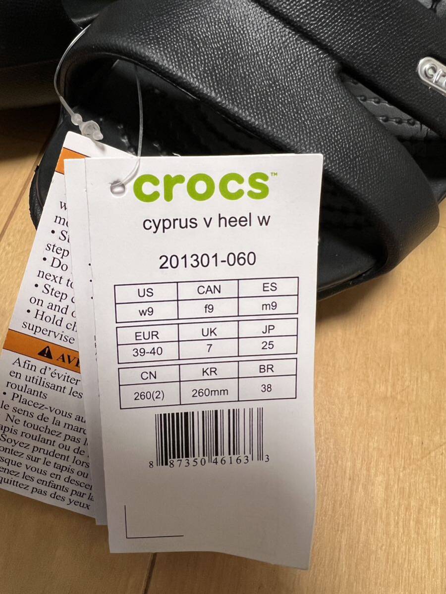 送料無料 CROCS クロックス Women’s Cyprus V Heel　ミュール　サンダル （新品・箱付き）_画像5