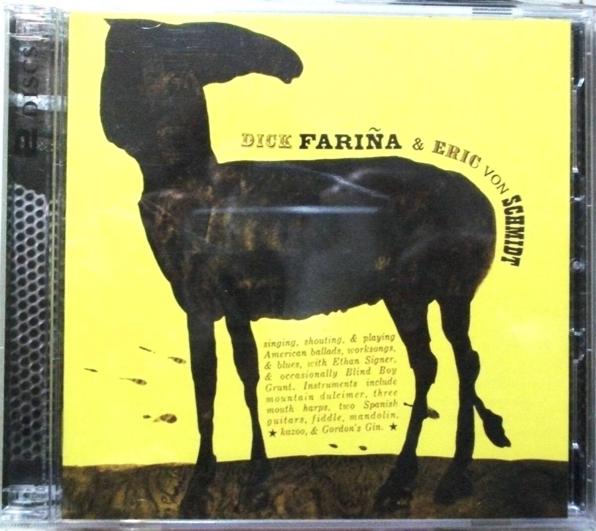 ★極稀2CD★Dick Farina Eric Schmidt Bob Dylan Blind Boy American Folk ファリーニャ シュミット ディラン_画像1