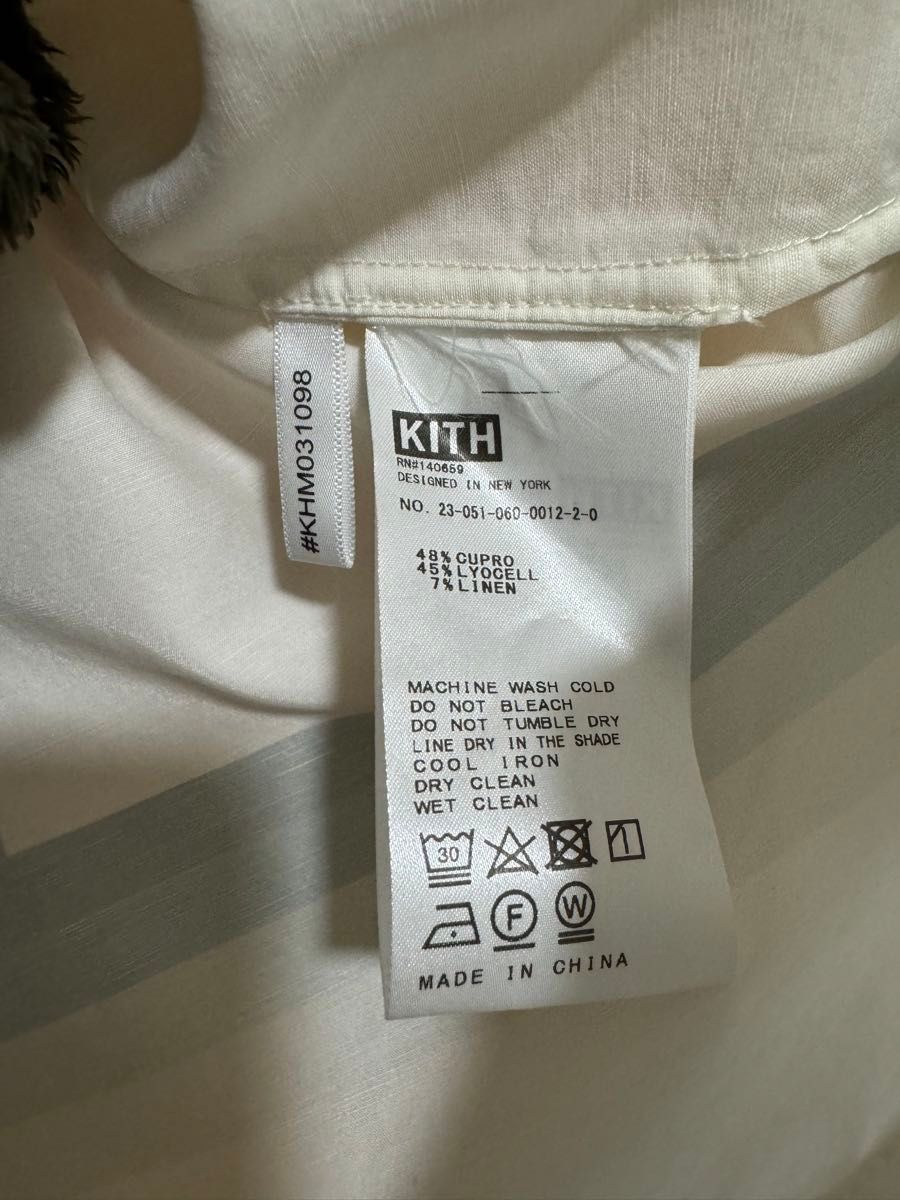 KITH Cupro Linen ThompsonCampCollarShirt