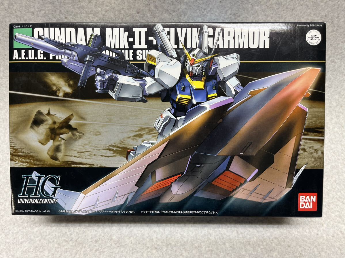 バンダイ BANDAI 機動戦士ガンダム 1/144スケール RX-178 ガンダムMk-II フライングアーマー HG プラモデル ガンプラ 未組立 ＊説明書無しの画像1