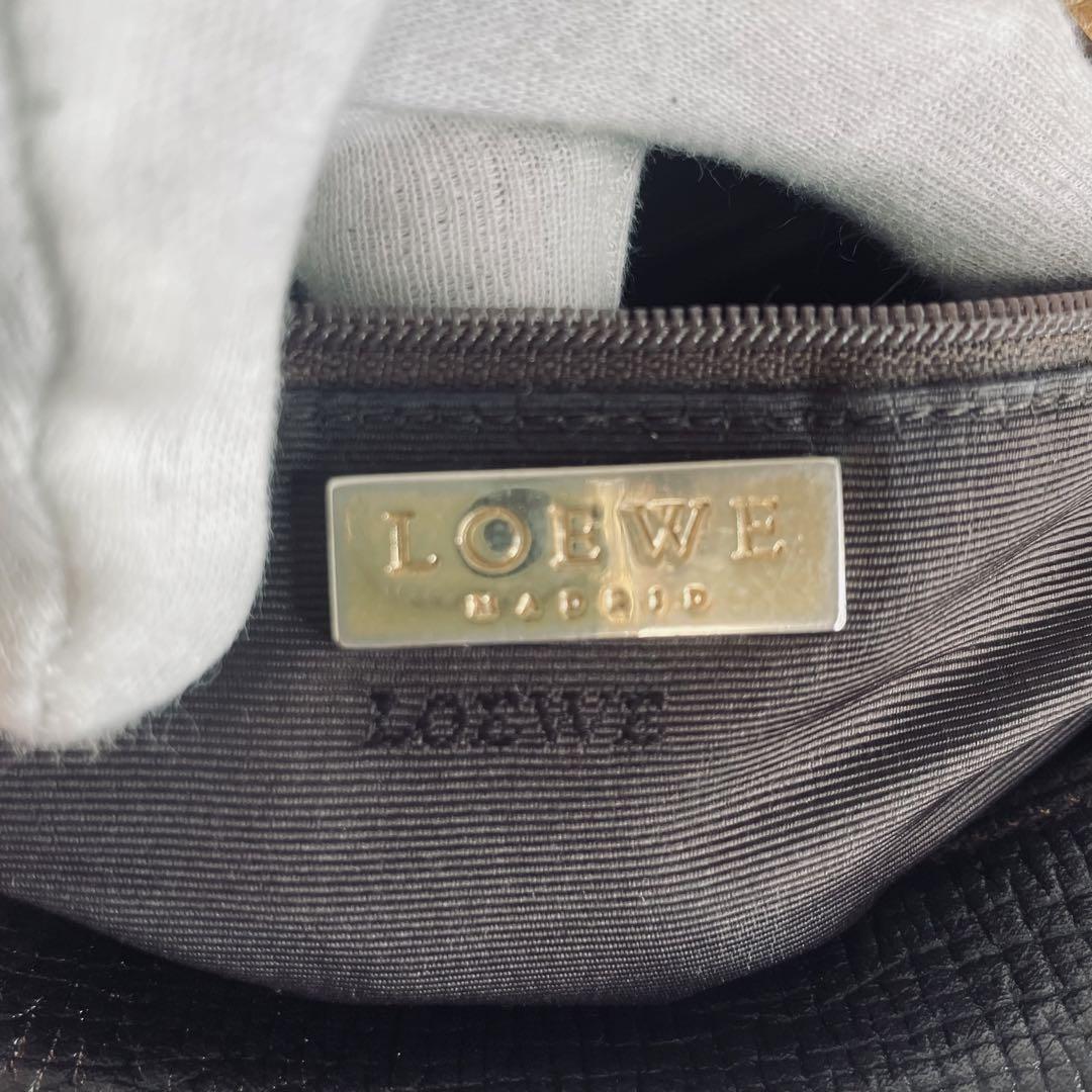 ◆美品◆ LOEWE ロエベ ボストンバッグ レザー ブラック ハンドバッグ 黒 バッグ カバン_画像10