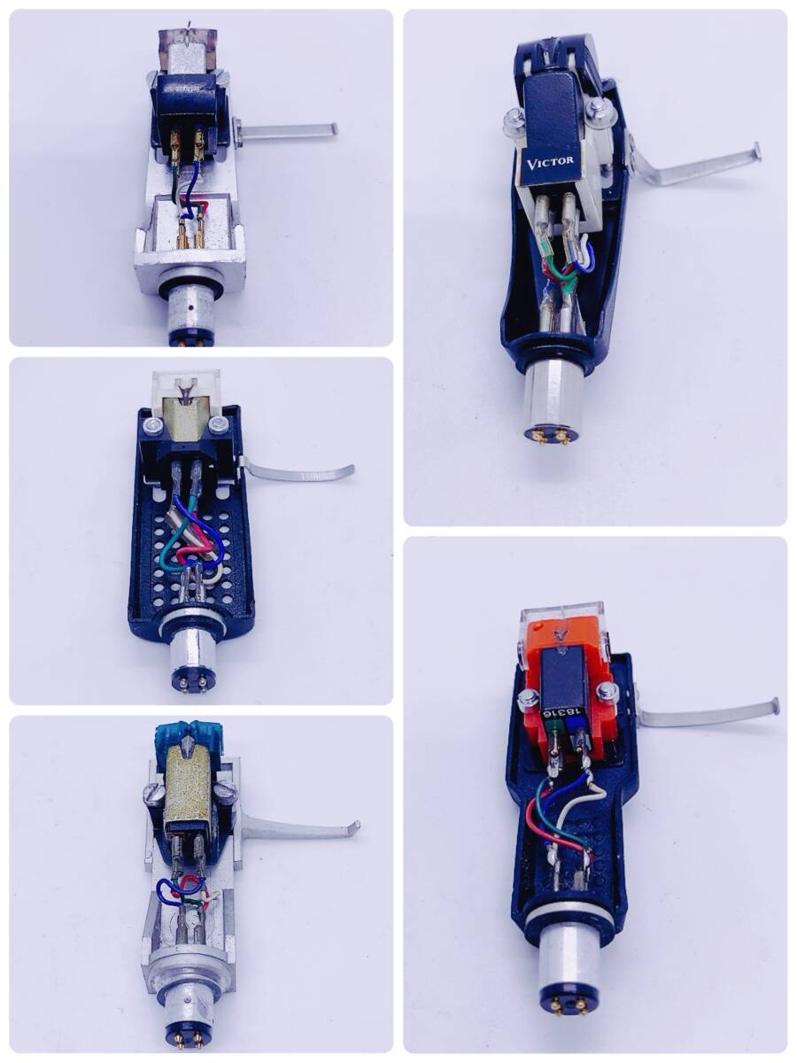 【まとめ5個 動作未確認】MMカートリッジ ヘッドシェル付 VR-5EE /Technics 260C/VICTOR STREO/SONY XL15/VICTOR Z-1s/の画像7