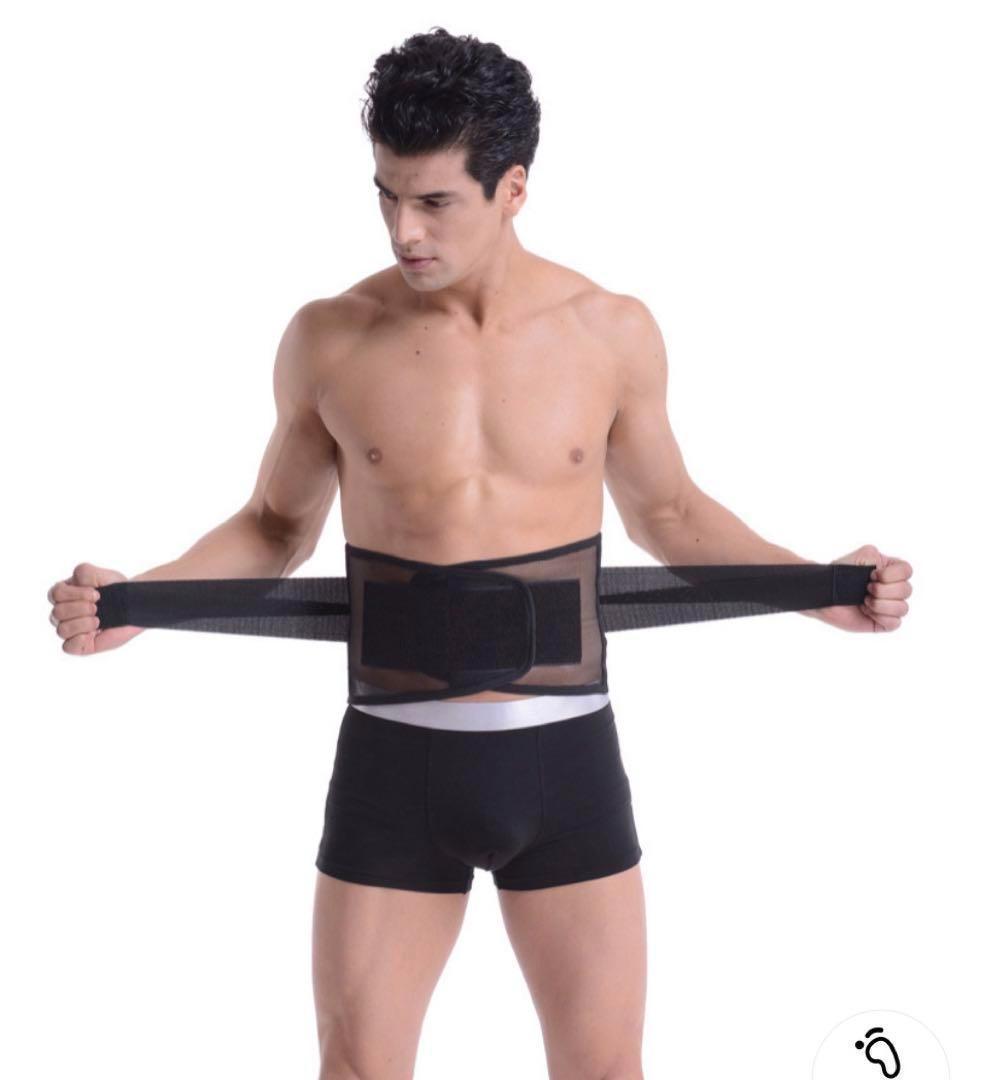 腰痛ベルト XL サポーター 腰ベルト 骨盤 ブラック コルセット 腰痛 男女兼用の画像3