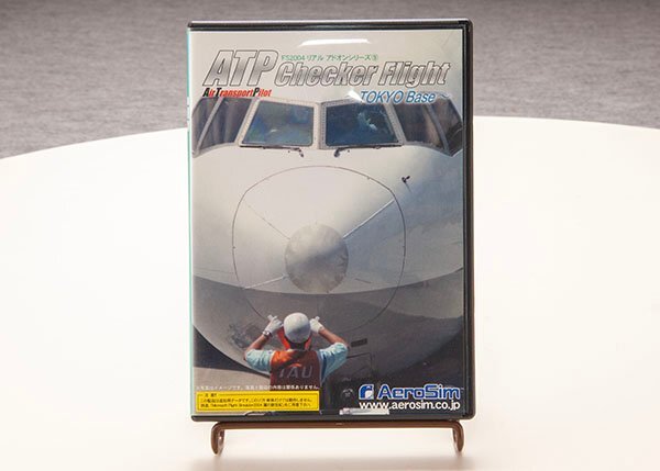 エアロシム ATP checker Flight TOKYO Base Microsoft Flight Simulator2004 翼の創世記対応 ジャンク品 MAT6128_画像1