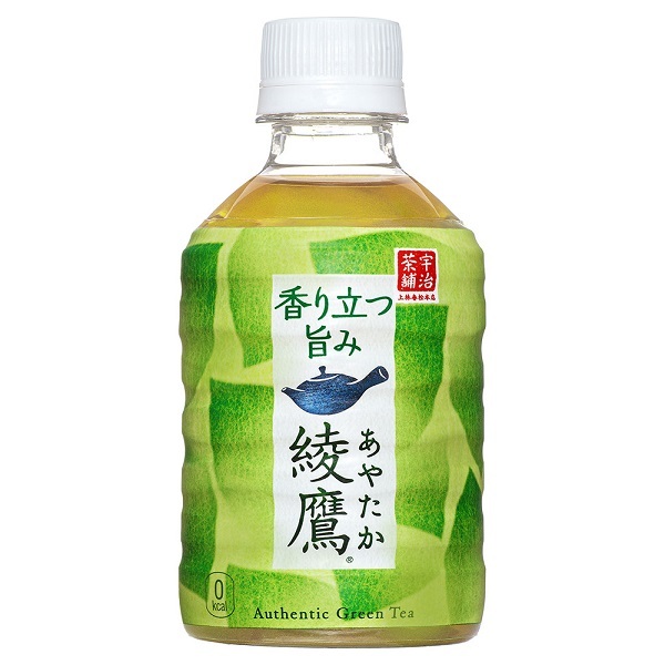 . hawk 280mlPET 24ps.@(24ps.@×1 case ) green tea PET bottle PET safe Manufacturers direct delivery Coca Cola company [ free shipping ]