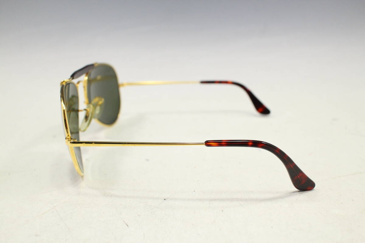 1 иен ~ состояние хорошо [ RayBan /Ray-Ban подлинный товар ] солнцезащитные очки /B&L/USA/ metal рама / Gold [B600①M