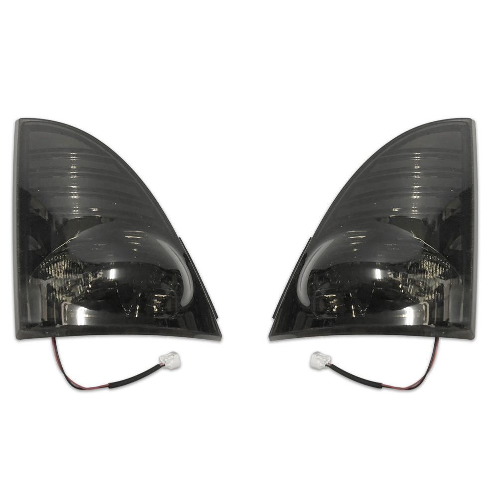 日野 レンジャー プロ NEW プロフィア スモーク コーナー レンズ ウインカー ランプ 配線付き 左右セット 新品 RM-B016-1の画像1